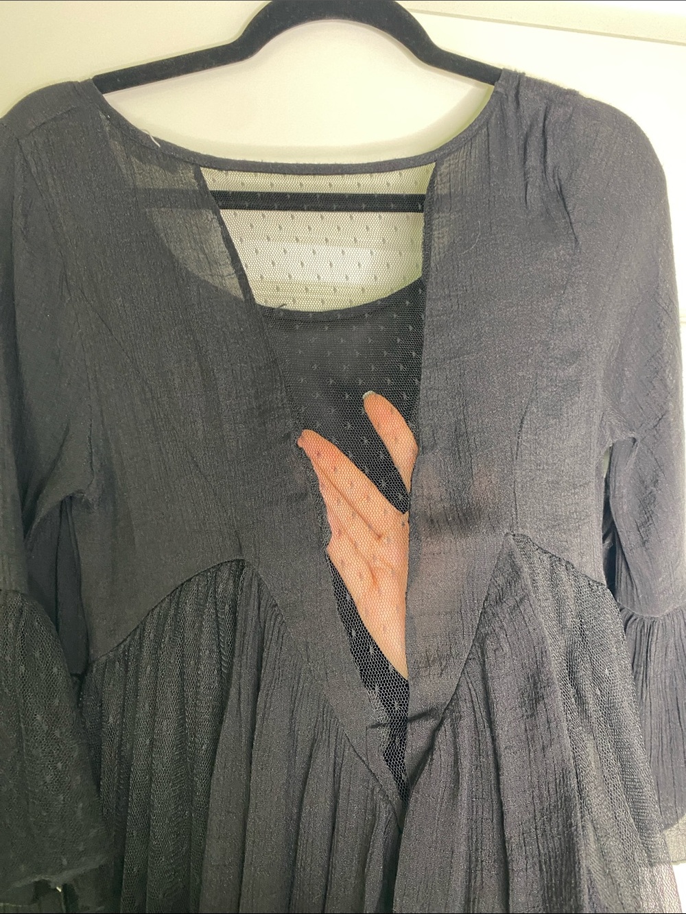 Black Whimsigoth Shift Dress - Picture 6 of 6
